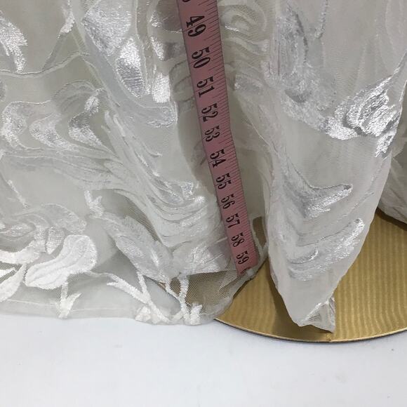 Lulus Precious Romance White Embroidered Off-the-Shoulder Maxi Dress. NWOT - Picture 8 of 10